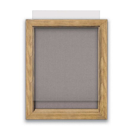 United Visual Products Indoor Enclosed Combo Board, 72"x36", Gold Frame/Blue & Cloud UVCB7236G-BLUE-CLOUD